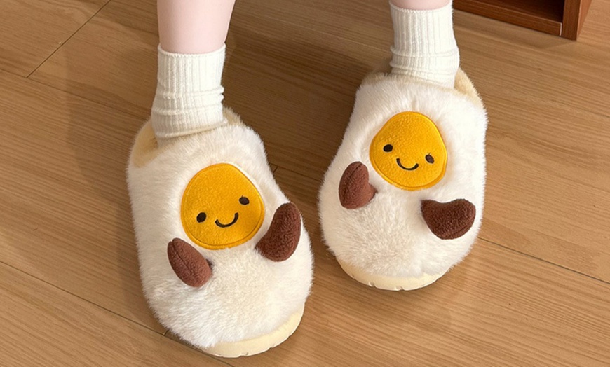 Image 14: Cosy Unisex Home Slippers with Non-Slip EVA Sole