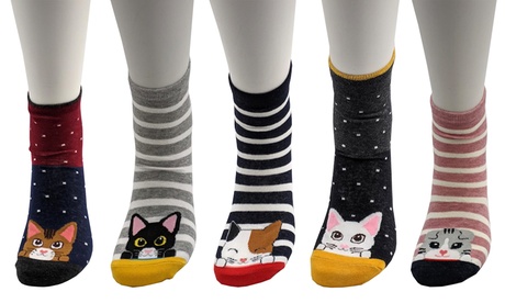 Lot de 5 paires de chaussettes en coton Bob Kitten