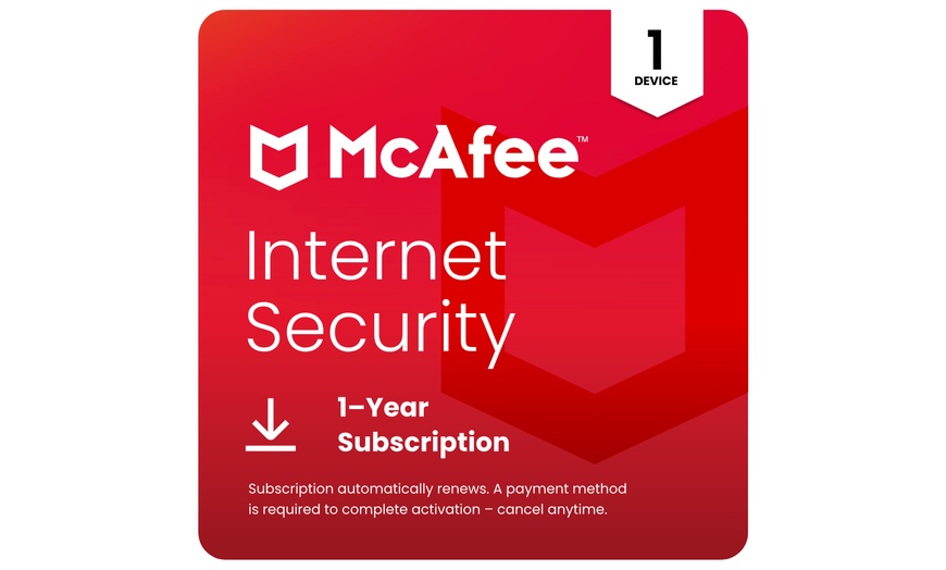 Image 1: McAfee Internet Security 1 or 3 Devices | 1-or 2-years