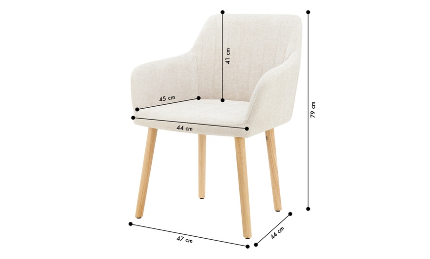 Image 4: Chaise au style scandinave