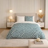 Image 3: Reversible 100% Cotton Bedding Set - 52 Thread Count