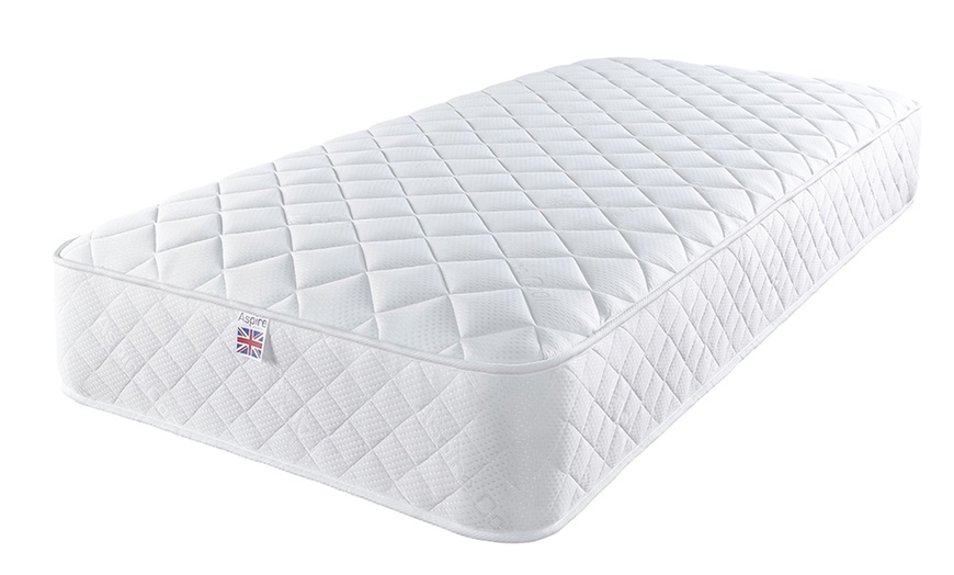 Image 8: Aspire Castleton Quilted Headboard Ottoman Bed