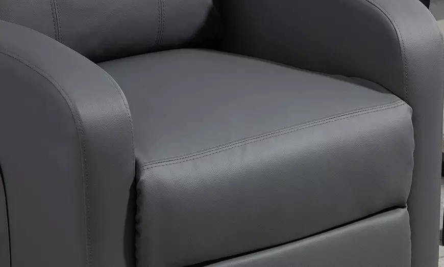 Image 4: HomCom Massage Recliner Sofa Chair