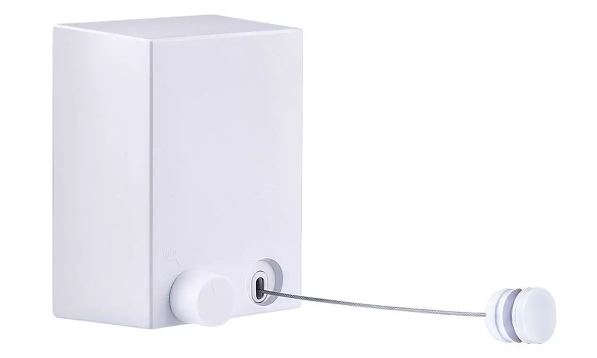 Corde à linge rétractable en acier inoxydable 4m - Image 4