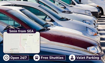 2-Day Valet Parking [Reservation Required] - Extra Car Airport Parking - Seattle–Tacoma International Airport