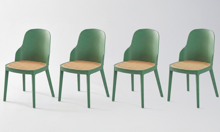 Image 8: Set di 4 sedie da cucina Pina