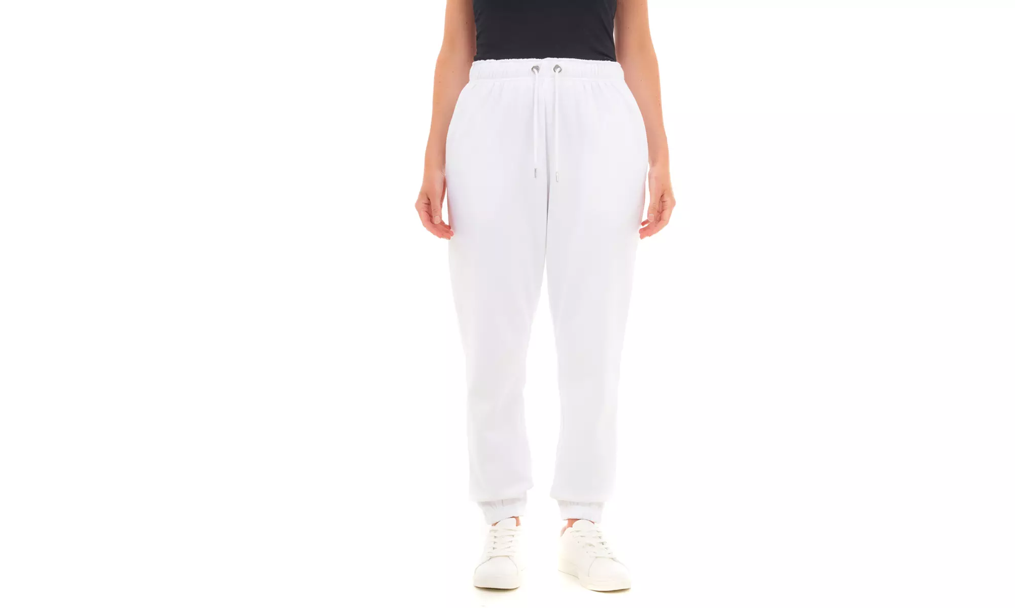 Oversized Women’s Joggers with Cuffed Hem and Pockets