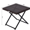 Image 10: Outsunny Rattan-Effect Foldable Coffee Table