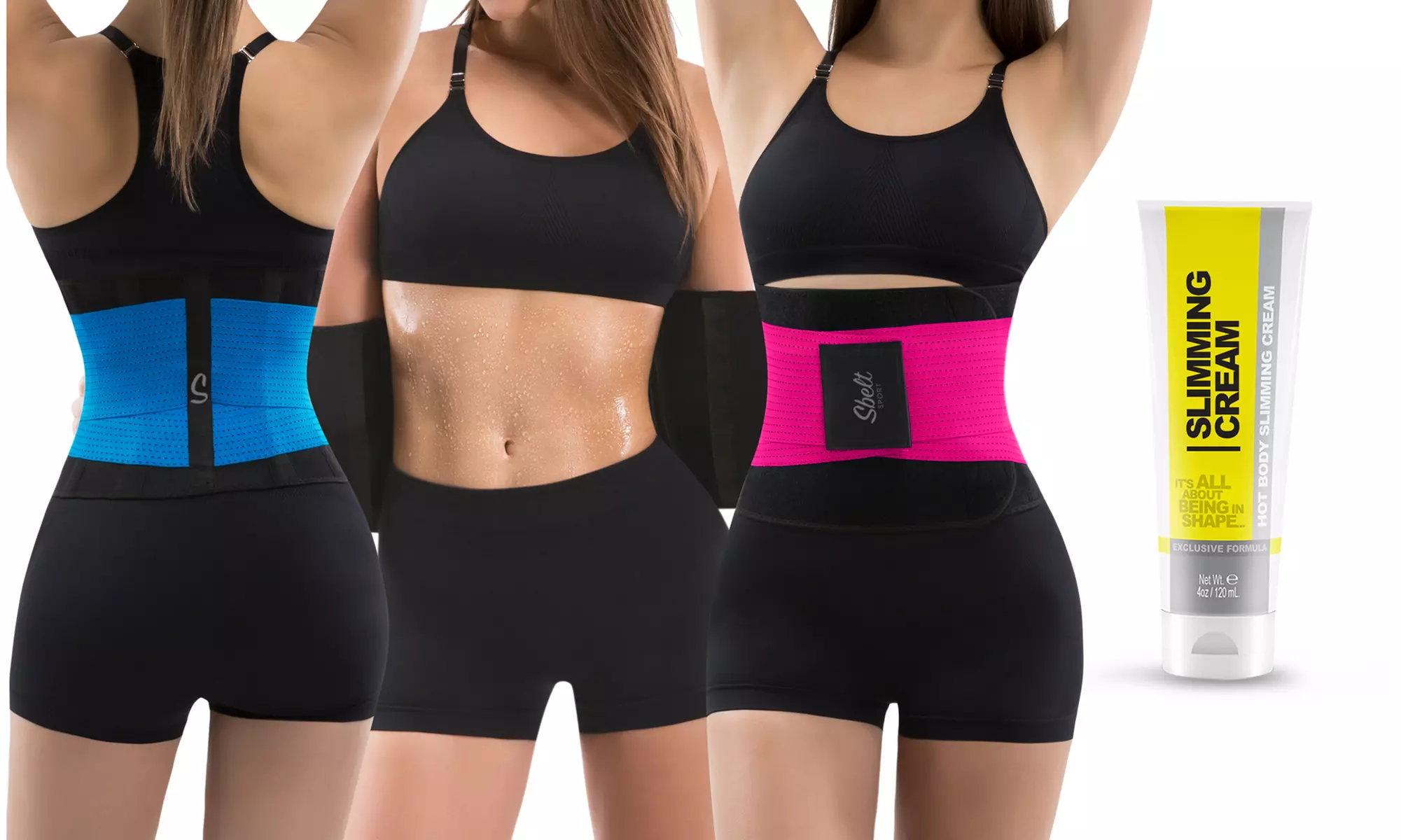 Women's Neoprene Waist Trimmer with Toning Cream (4 Fl. Oz.) - Primary Image