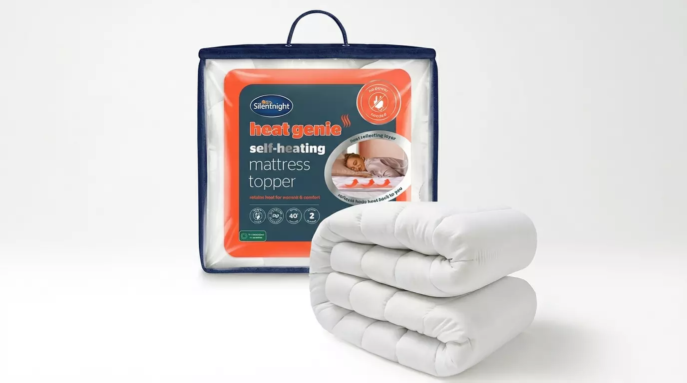 Silentnight Heat Genie Self-Heating Mattress Topper