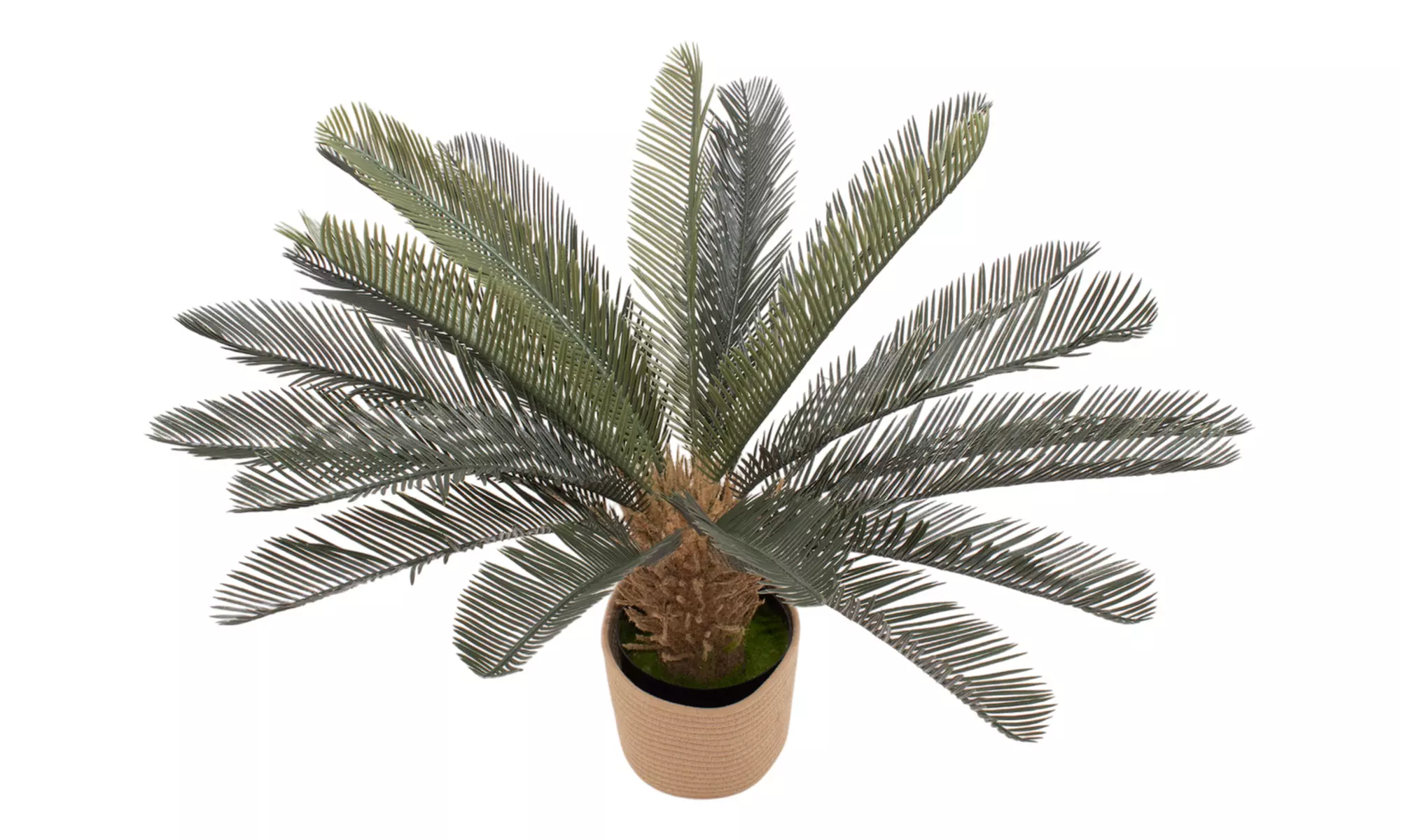 Plante tropicale artificielle avec pot