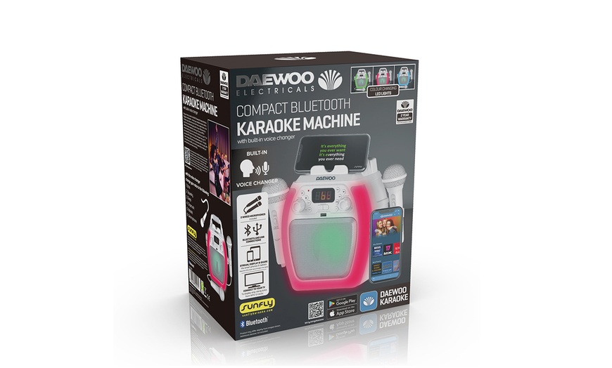 Image 4: Daewoo Bluetooth Karaoke Machine