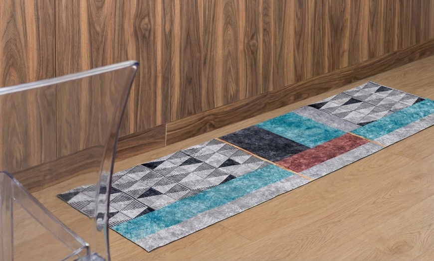Image 14: Tappeto passatoia da cucina in velluto