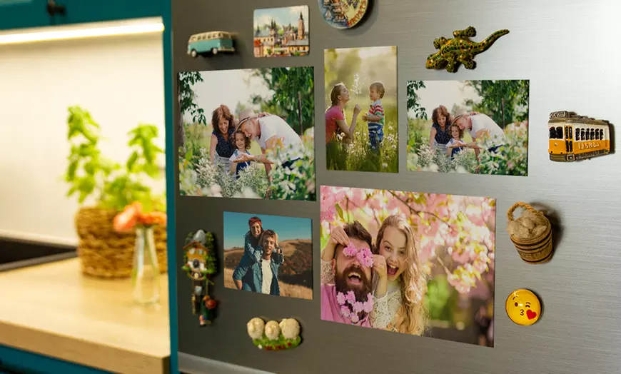 Image 2: Personalizowane fotomagnesy na lodówkę ze zdjęciem – różne formaty