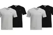 Lot de 2 ou 4 t-shirts US Polo ASSN à col en V, coloris et taille au choix - Second Medium