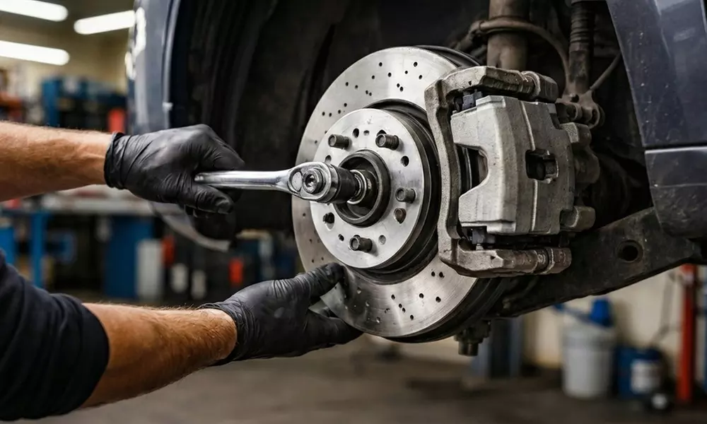 Get Front or/and Rear Brake Pads with Optional Rotor Replacement