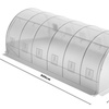 Image 20: Outdoor Walk-in Tunnel Steel Greenhouse with PE Cover