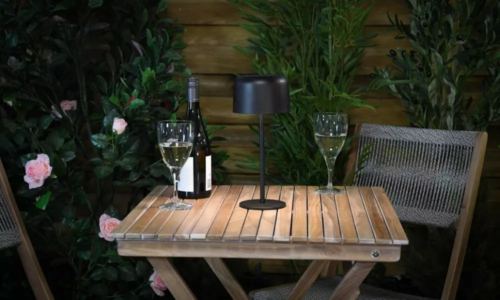 One or Two Solar Outdoor Table Lamps