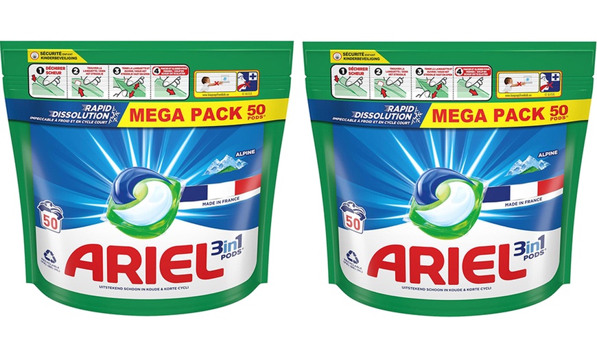 Image 2: 50, 100 ou 200 capsules de lessive Ariel "All in One"