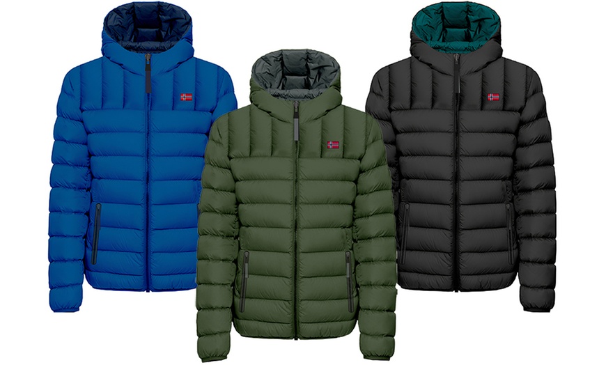 Image 1: Chaqueta ligera con capucha y cremallera de Norway