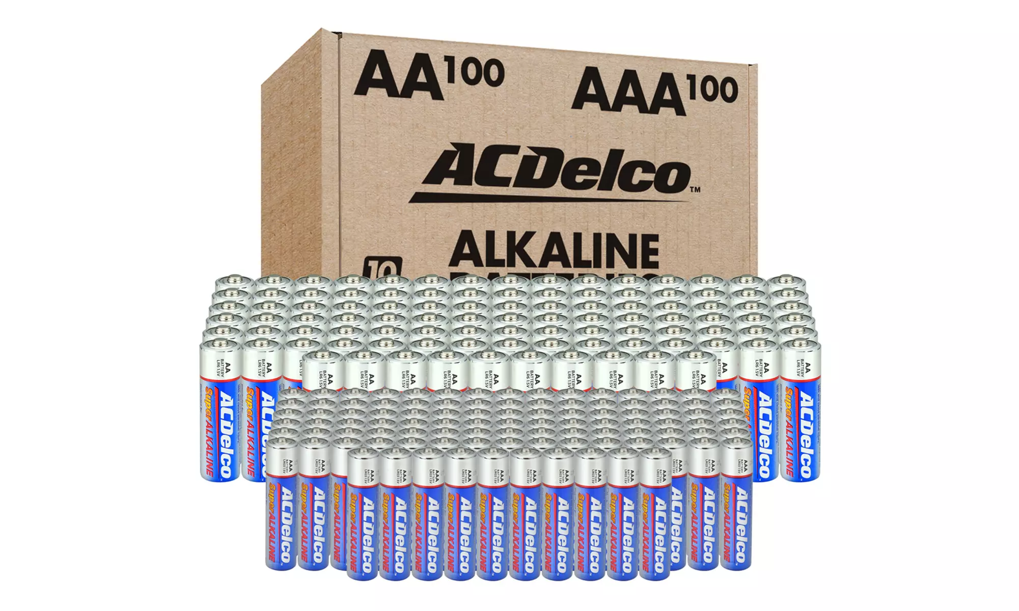 ACDelco Alkaline Batteries AA, AAA, or Combo 