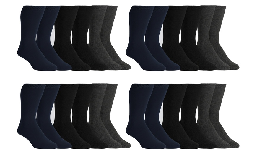 Image 4: Set di 12 calze lunghe e corte da uomo di Kyro