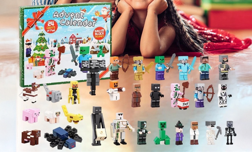 Image 4: Minecraft minifigures Inspired Advent Calendar