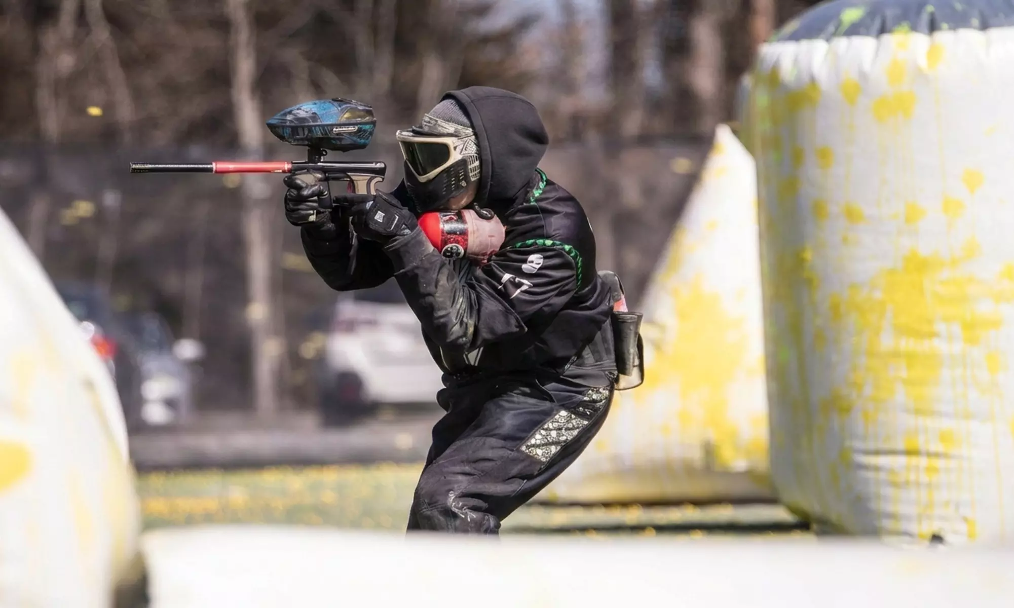 Full Day Paintball with Equipment for upto Ten People