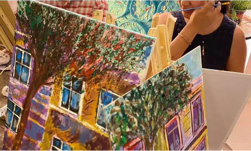 Image 3: ¡Una experiencia inolvidable! Pintura y vino para 1, 2 o 4 personas