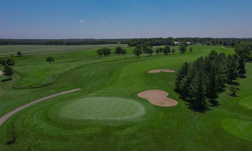 Image 2: Experience 18 Holes Golf with Cart, Range Balls, and Scenic Elevation 