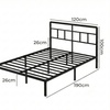 Image 6: Levede Metal Platform Bed Frame