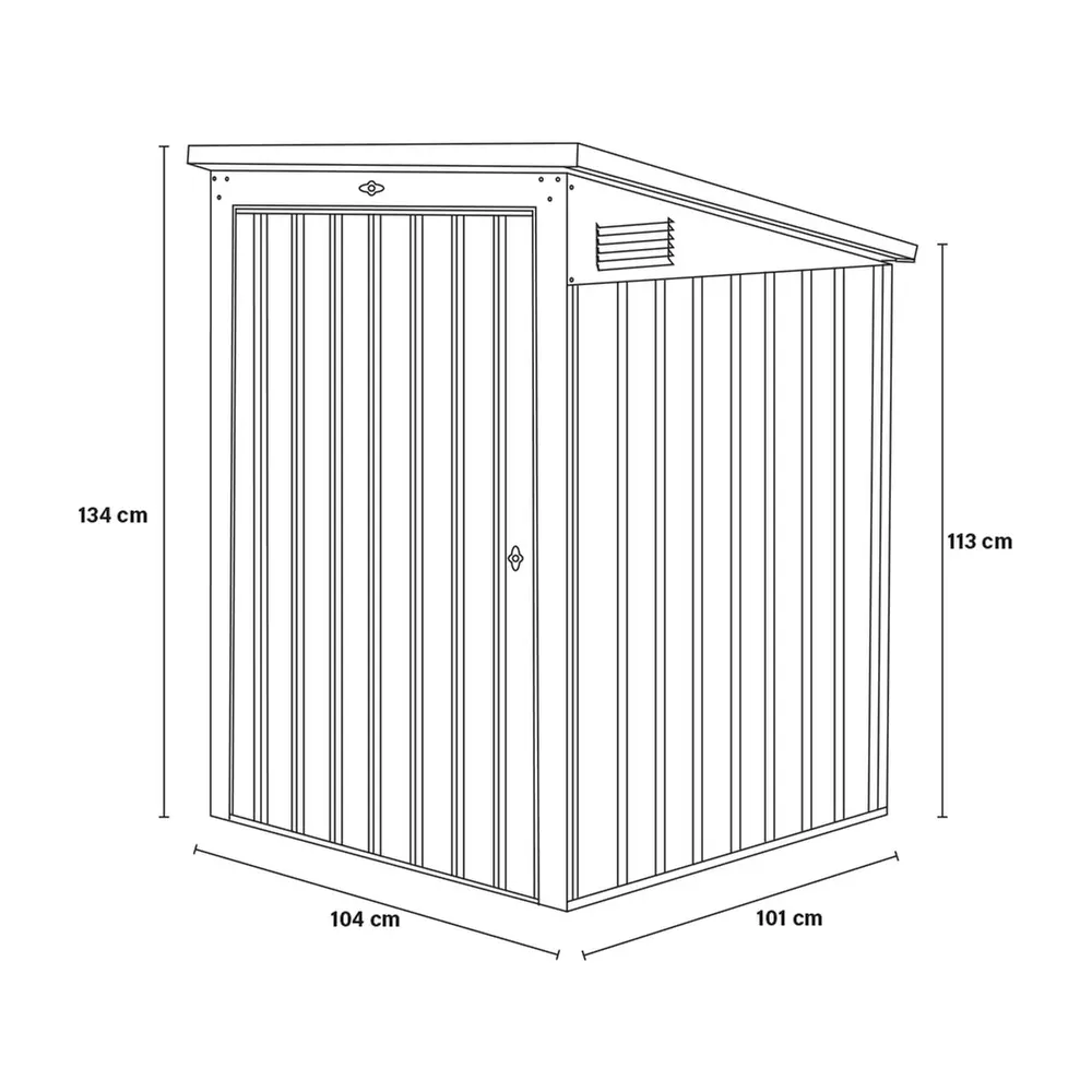 Home Deluxe Mülltonnenbox