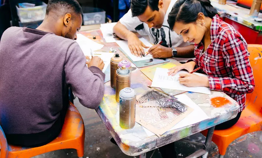 Image 6: 2-Hour Graffiti Workshop for 1, 2 or 4 - Unleash Your Inner Banksy!