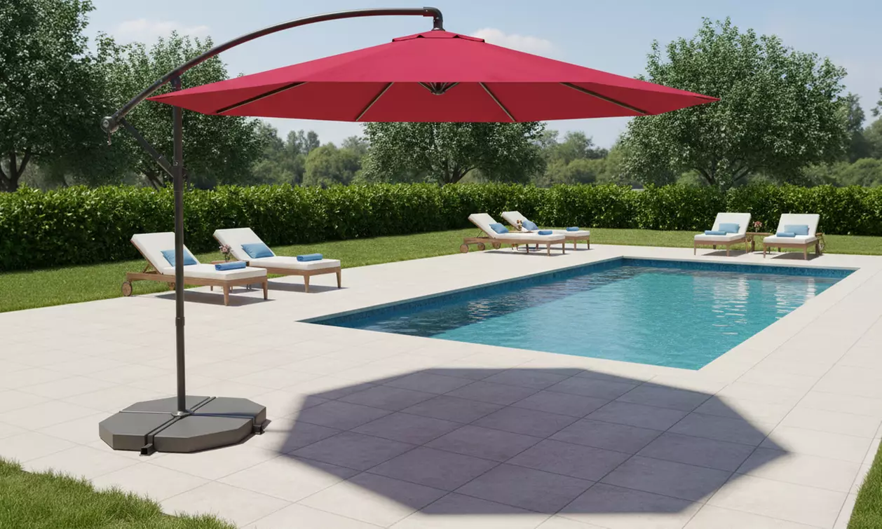 Ombrellone da giardino di 3 m, disponibile in 4 colori