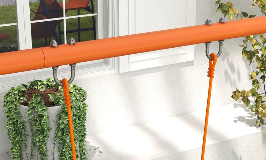 Image 7: Outsunny Garden Swing Set