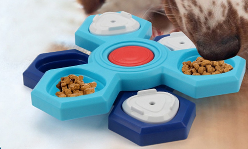 Image 3: Dog Puzzle Toy Slow Feeder