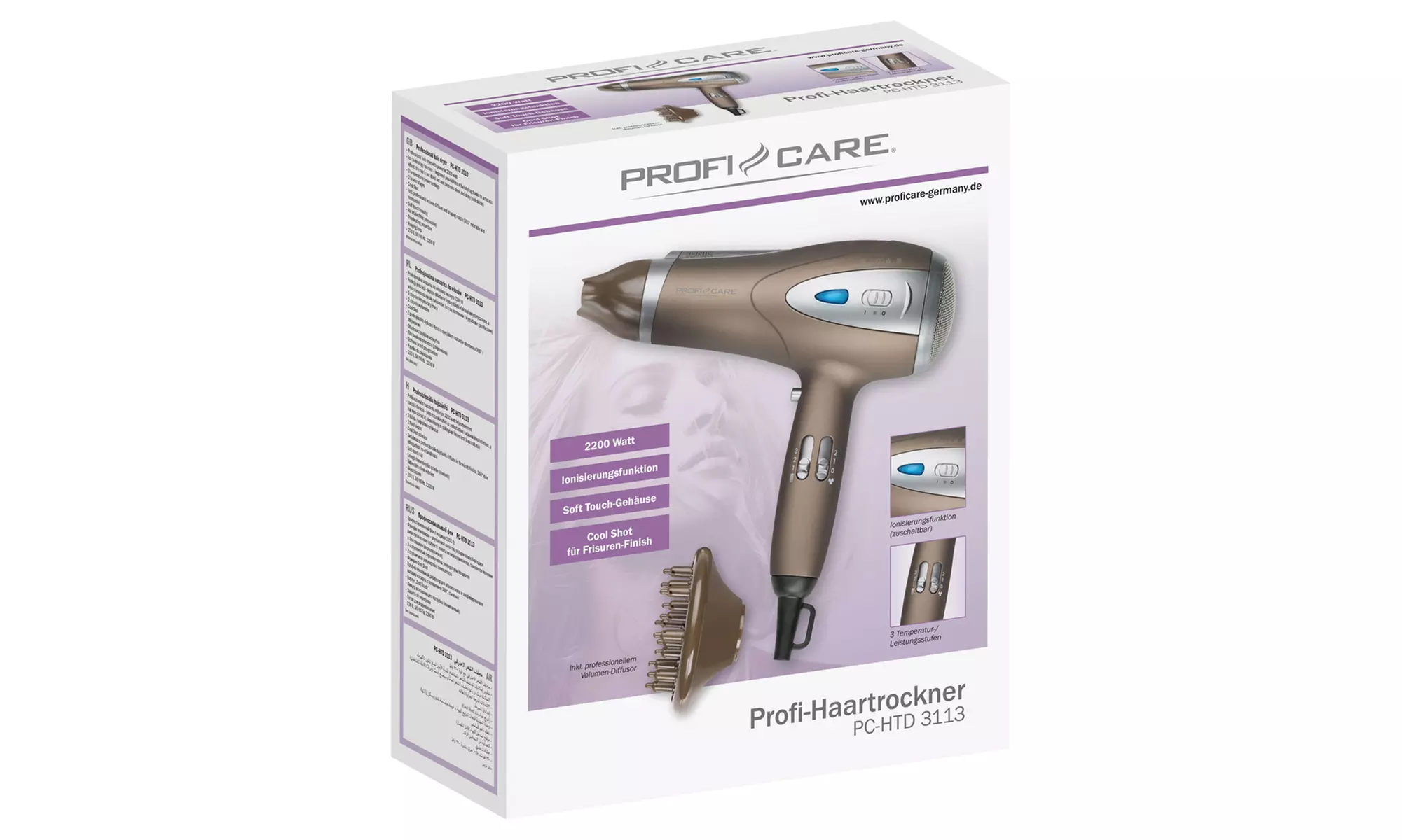 Proficare 2200-W-Haartrockner