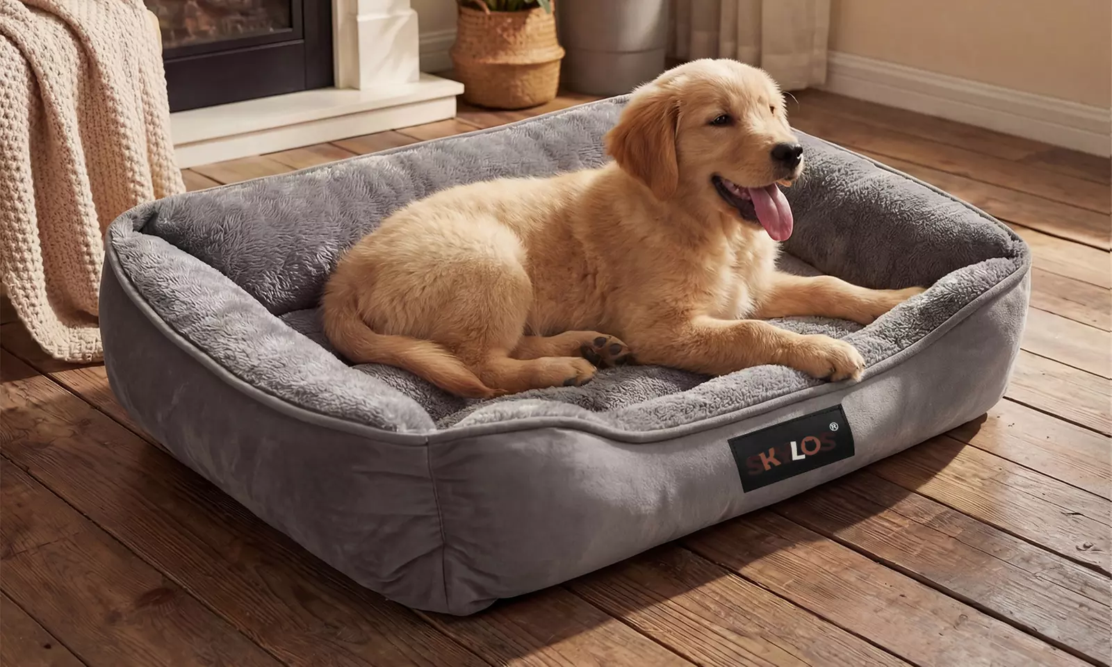 Skylos Orthopaedic and Coral Fleece Pet Beds