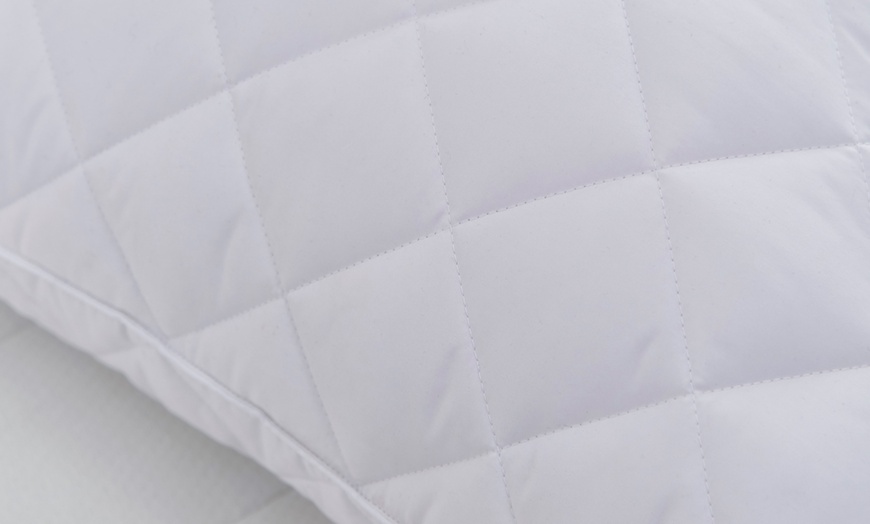 Image 4: One or Two Silentnight Quilted Duck Feather Pillows