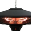 Image 4: Outsunny Hanging Halogen Heater; 2000W, 43cm, with LED light