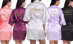  Satin Bridal Robes 