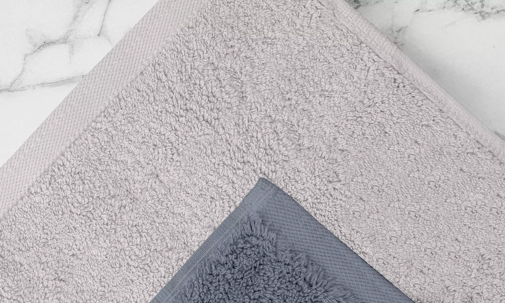 Set van 6 katoenen handdoeken