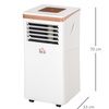 Image 4: HomCom 7000, 9000, 10000 BTU Portable Air Conditioners 