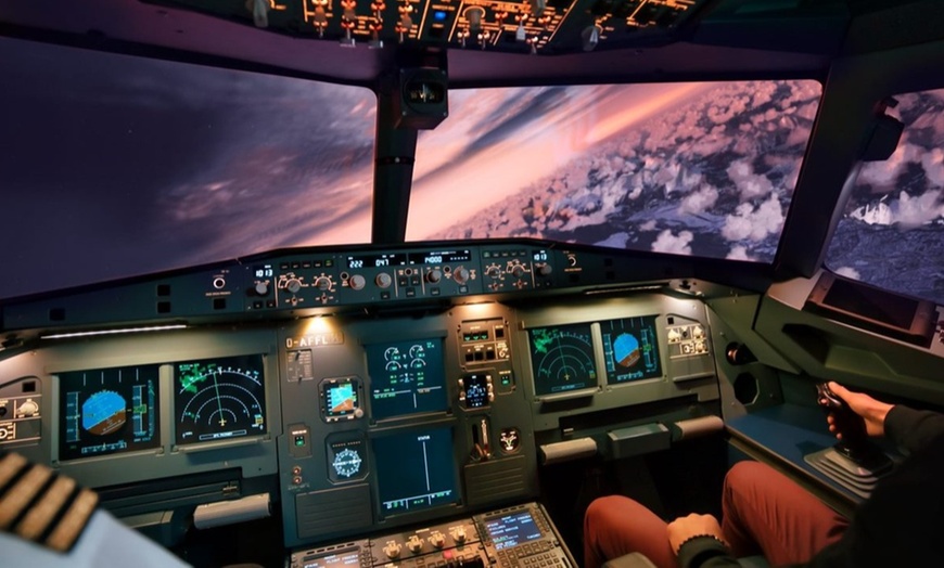 Image 4: Erlebe den Nervenkitzel des Fliegens: Flugerlebnis im Simulator A320