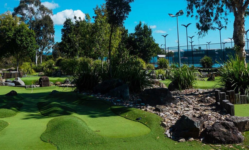 Image 3: Enjoy & Explore 18 Holes of Mini Golf For Child, Adult or Family of 4