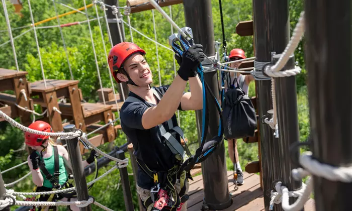 Climb and Zipline Admission or Day Pass at The Forge: Lemont Quarries