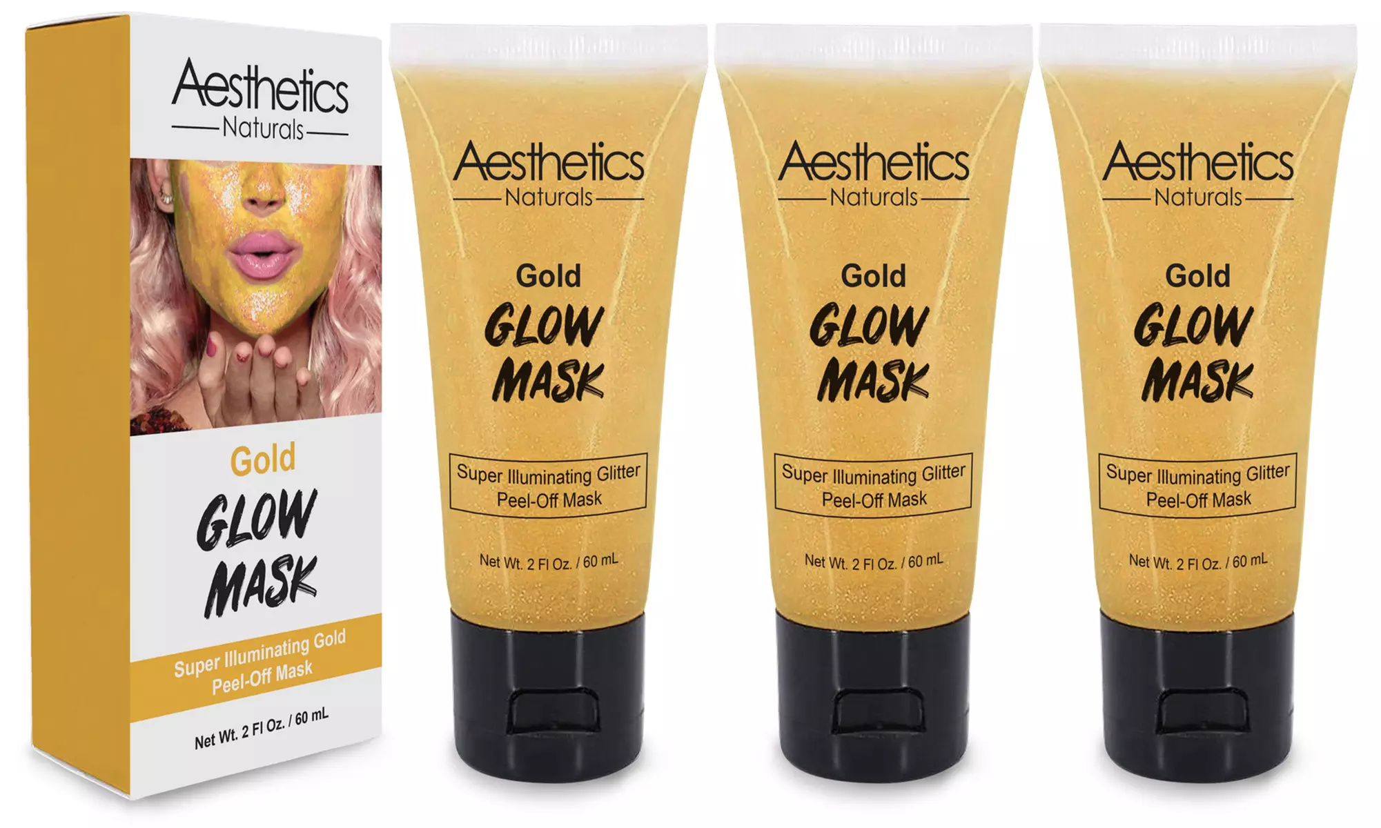 Aesthetics Peel-Off Facial Mask (1,2,3-Pack)