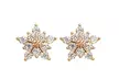 1, 2 ou 3 paires de boucles d'oreilles Cristaux de Neige - Second Medium