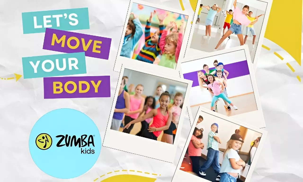 Dans, beweeg en straal: 1, 3 of 4 Zumba Kids lessen in Den Haag