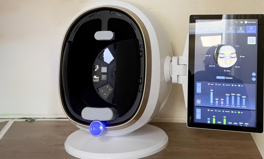 Image 2: Rejuvenate with 10 Minute 3D AI Skin Scanner Care Facial Analyzer 